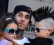Travis Barker et ses enfants, Landon et Alabama