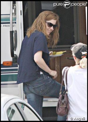 Amy Adams, sur le tournage de  The Fighter , à Boston, en juillet 2009 !