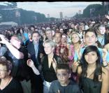 Nadine Morano au concert de Johnny Hallyday sous la Tour Eiffel ! 14/07/09