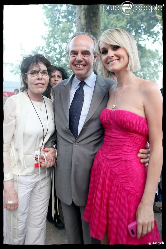 Dani, Frédéric Mitterrand et Laeticia au concert de Johnny Hallyday sous la Tour Eiffel ! 14/07/09