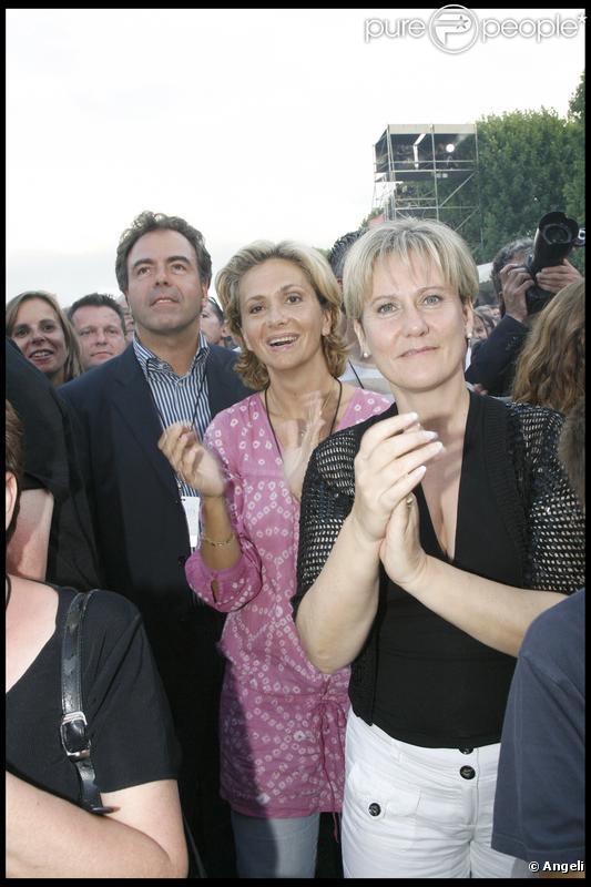 Nadine Morano, Luc Chatel et Valérie Pécresse au concert de Johnny Hallyday sous la Tour Eiffel ! 14/07/09