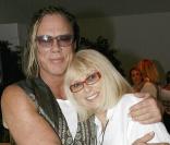Mickey Rourke et Mireille Darc au concert de Johnny Hallyday sous la Tour Eiffel ! 14/07/09