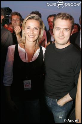 Laurence Ferrari et son époux Renaud Capuçon au concert de Johnny Hallyday sous la Tour Eiffel ! 14/07/09