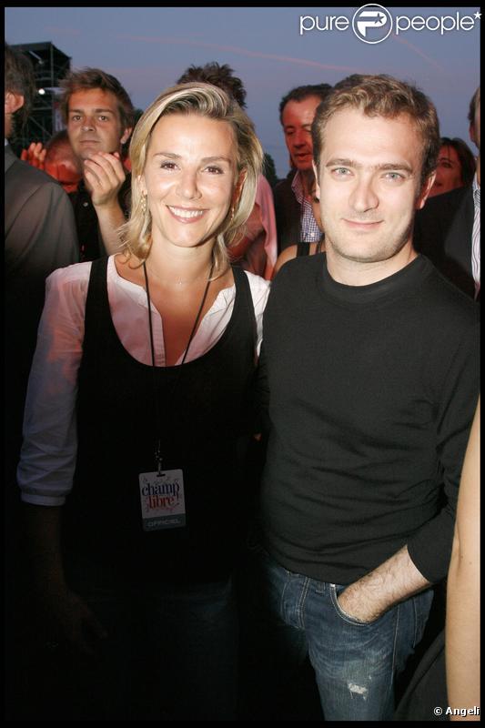 Laurence Ferrari et son époux Renaud Capuçon au concert de Johnny Hallyday sous la Tour Eiffel ! 14/07/09