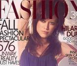 Hilary Duff en couverture de Fashion ! 