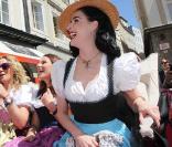Dita Von Teese à Salzbourg en juillet 2009