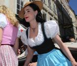 Dita Von Teese à Salzbourg en juillet 2009