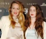 Jerry Hall et sa fille Elizabeth en 2006