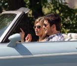 Jennifer Aniston et Gerard Butler à New York sur le tournage de The Bounty Hunter en juillet 2009 