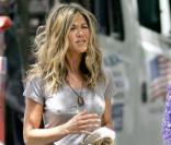Jennifer Aniston visiblement en grande forme... sur le tournage de son film à New York