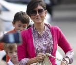 Le prince Joachim de Danemark et sa première épouse Alexandra Manley ont accompagné, comme chaque année, leurs enfants Nikolai et Felix pour leur premier jour d'école, le 11 août 2009