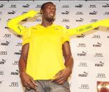 Usain Bolt en conférence de presse à Berlin le 13 août 2009