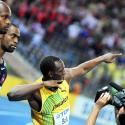 Usain Bolt, champion du monde du 100 m en un temps record : regardez sa course éclair... et sa joie !