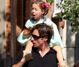Hugh Jackman, en compagnie de sa femme Deborah, et de leurs enfants Oscar et Ava, à Manhattan, à New York, le 16 août 2009 !