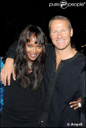 Naomi Campbell et Vladislav Doronin au VIP Room de Saint-Tropez
