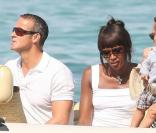 Naomi Campbell et Vladislav Doronin à Saint-Tropez