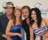 Serge Dupire, Dounia Coesens, Stéphane Hénon et Fabienne Carat 