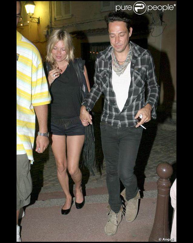 Kate Moss et son boyfriend Jamie Hince 