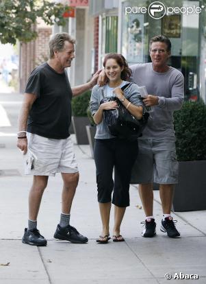 Ryan O'Neal après avoir déjeuné avec des amis de son club de gym le 19 août à Los Angeles
