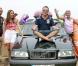Mathilde Seigner, Franck Dubosc et Richard Anconina sont à Biscarrosse pour Camping 2 : c'est de la pure folie !