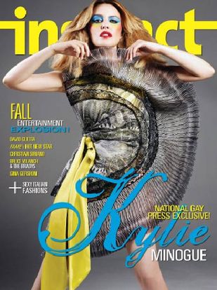 Kylie Minogue en Une du magazine Instinct