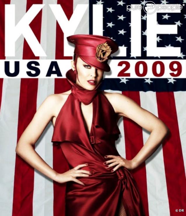 Affiche promo de la tournée de Kylie Minogue aux Etats-Unis