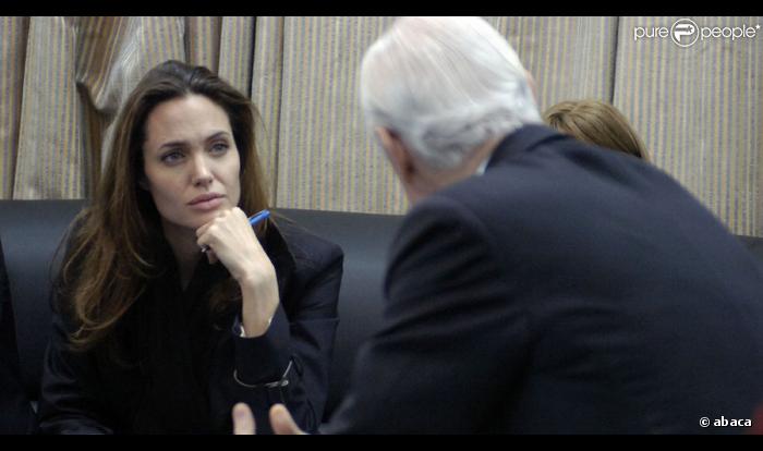 Angelina Jolie à Bagdad le 7/02/08