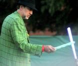 Nicolas Cage et son fils Kal-El prennent du bon temps au Glastonbury Extravaganza à Somerset en Angleterre