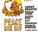 Peace One Day, concert du 19 septembre à Paris 