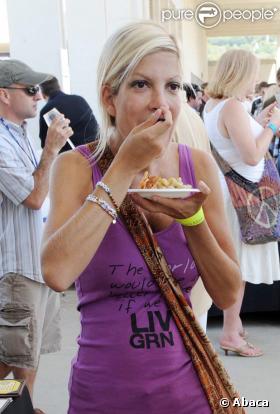 Tori Spelling lors de la 7e édition du Malibu Wine Classic, le 29/08/09