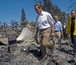 Arnold Schwarzenegger apporte son soutien à Auburn, CA, le 31 août 2009