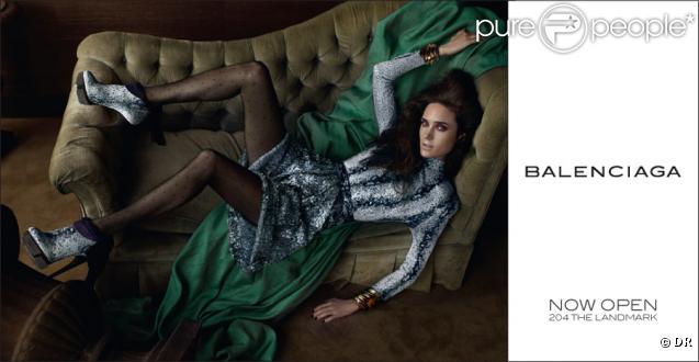 Jennifer Connelly dans la nouvelle campagne Balenciaga