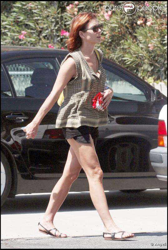 Kate Walsh se rend à l'église de Silver Lake en Californie, août 2009