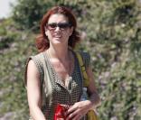 Kate Walsh se rend à l'église de Silver Lake en Californie, août 2009