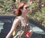 Kate Walsh se rend à l'église de Silver Lake en Californie, août 2009