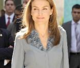 Felipe et Letizia d'Espagne assistent à l'ouverture d'un parc scientifique à Valence (Espagne, 5 septembre 2009)