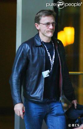 Daniel Craig avec sa moustache le 3 septembre à New York