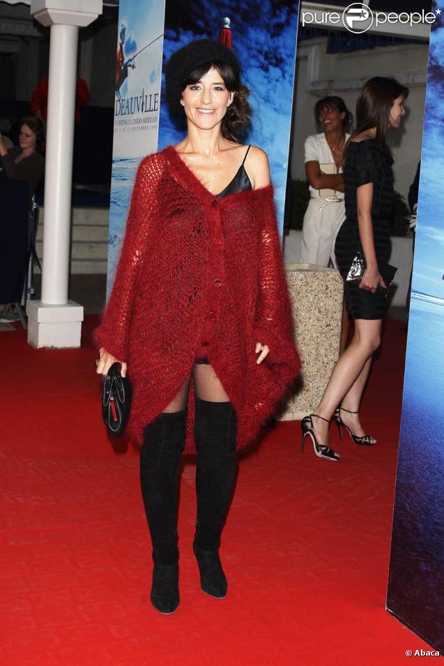 Romane Bohringer, lors de l'avant-première des  Vies privées de Pippa Lee  et de l'hommage rendu à Robin Wright, lors du 35e Festival de Deauville, le 10 septembre 2009.