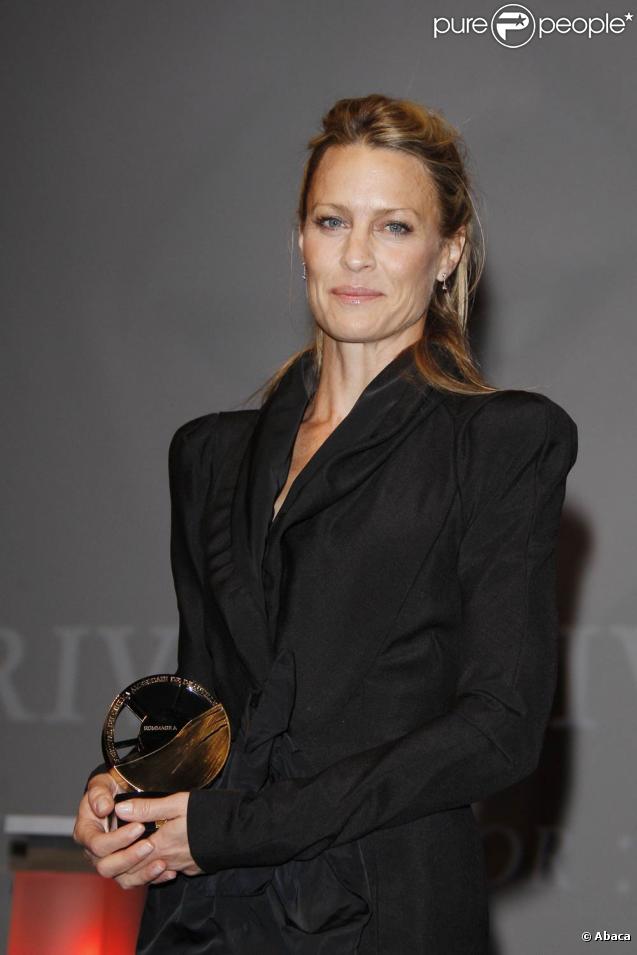 Robin Wright, lors de l'avant-première des  Vies privées de Pippa Lee  et de l'hommage qui lui a été rendu, lors du 35e Festival de Deauville, le 10 septembre 2009.