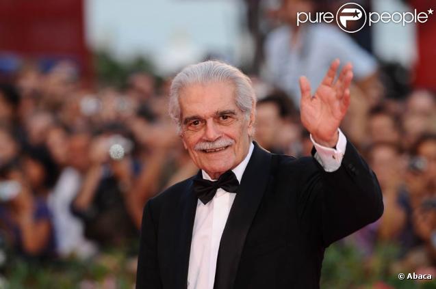 Cérémonie de clôture de la 66e Mostra de Venise, le 12 septembre 2009 : Omar Sharif 