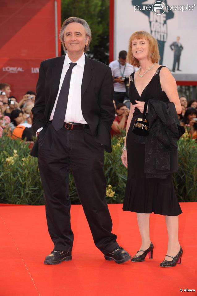 Cérémonie de clôture de la 66e Mostra de Venise, le 12 septembre 2009 : Joe Dante et sa femme Sylvia 