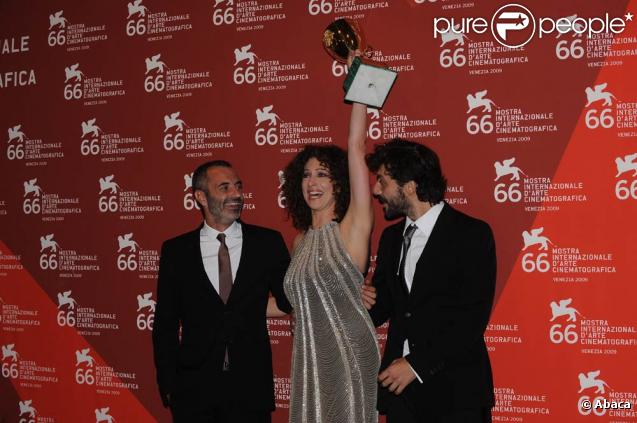 Cérémonie de clôture de la 66e Mostra de Venise, le 12 septembre 2009 : Kseniya Rappaport, meilleure actrice 