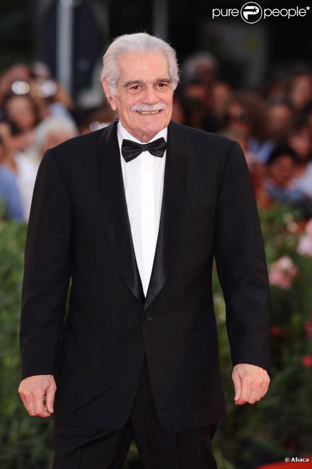 Cérémonie de clôture de la 66e Mostra de Venise, le 12 septembre 2009 : Omar Sharif 