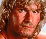 Patrick Swayze sur le tournage de Point Break avec Keanu Reeves en 1991