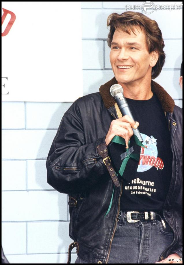 Patrick Swayze  en 1996 à Sydney