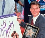 Patrick Swayze en 1997 avec sa famille pour son étoile sur Hollywood Boulevard en 1997