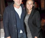 Vanessa Demouy et son mari Philippe Lellouche chez Castel, le 16 septembre 2009, lors de la soirée de la maison Mumm