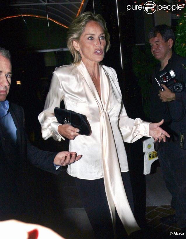 Sharon Stone à la soirée Enterainment Weekly & Women in Films à Los Angeles le 17 septembre 2009