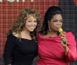 Mariah Carey, invitée de l'émission d'Oprah Winfrey à New York le 18 septembre 2009