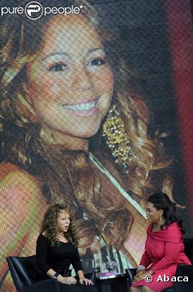 Mariah Carey, invitée de l'émission d'Oprah Winfrey à New York le 18 septembre 2009